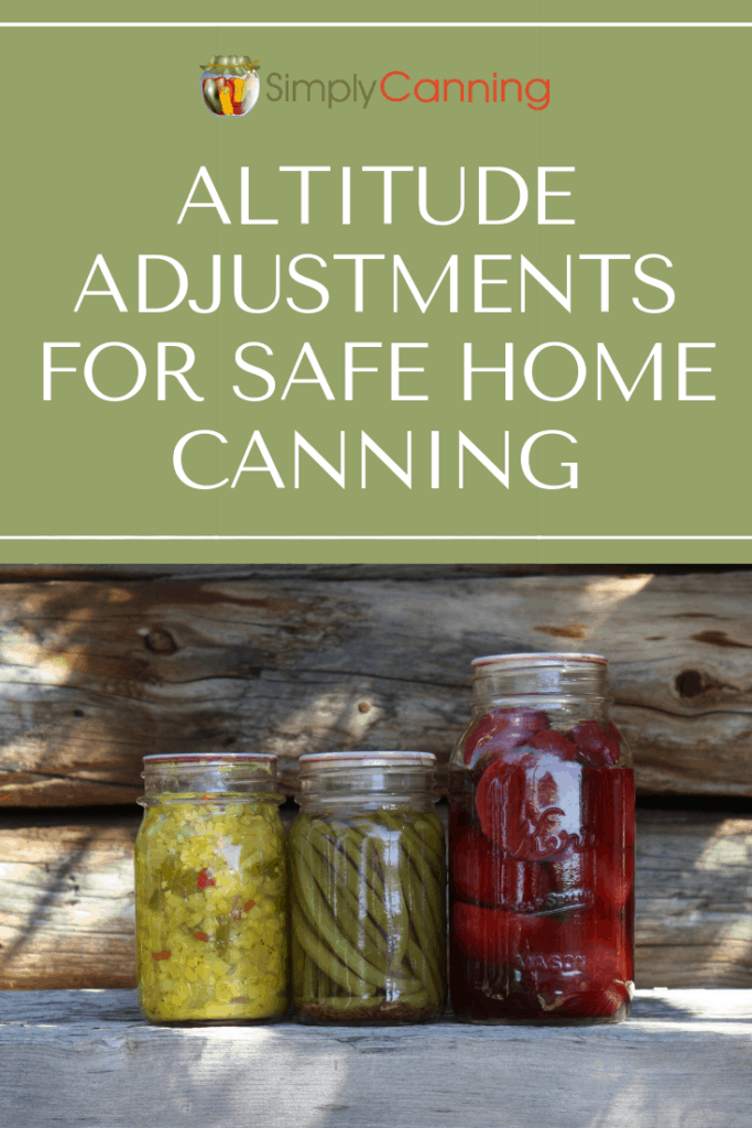 Altitude Adjustments for Safe Home Canning