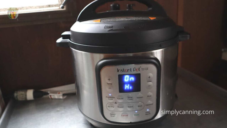 Canning with an Instant Pot; As popular as it is, pressure canning is out.