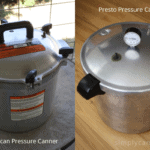 All American and Presto pressure canners side by side.